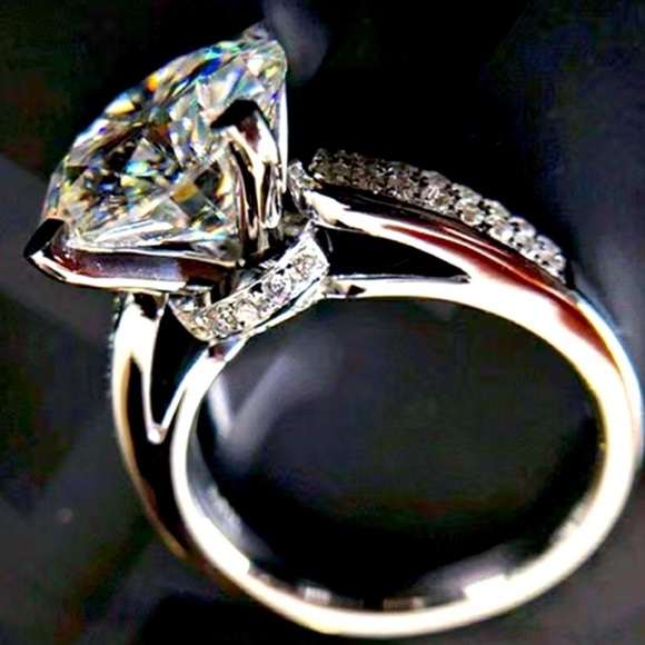 Rings are listed right now for $28 Sterling silver plated semi precious stones - Picture 2 of 16